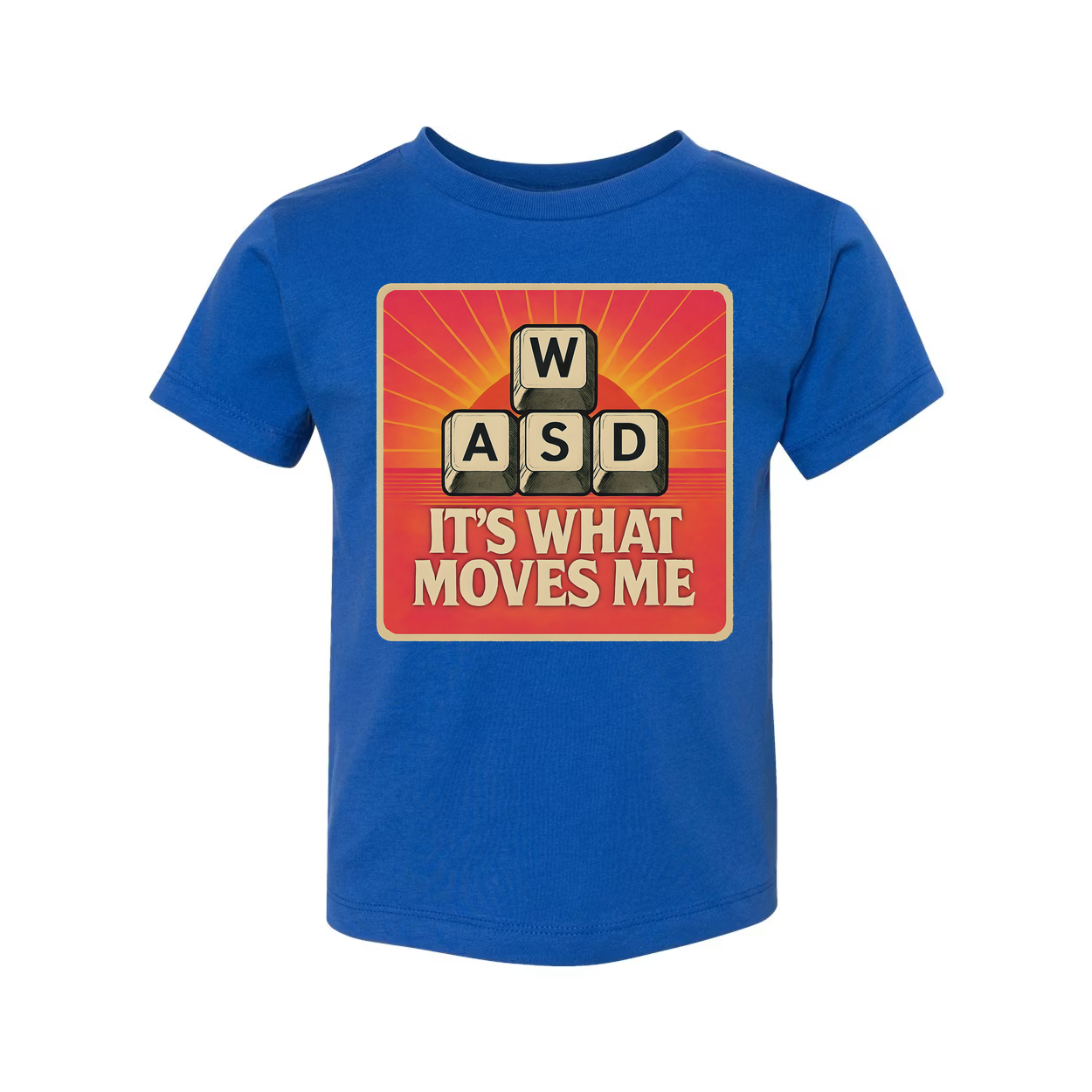 Vintage Graphic WASD Its What Moves Me Unisex T Shirt