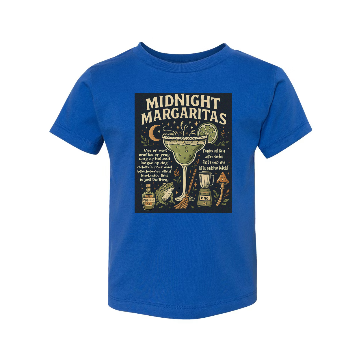 Midnight Margarita Glass Quotes Unisex T Shirt On Black