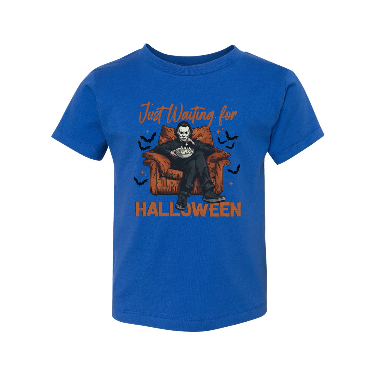 Just Waiting For Halloween Unisex T Shirt Graphic Design