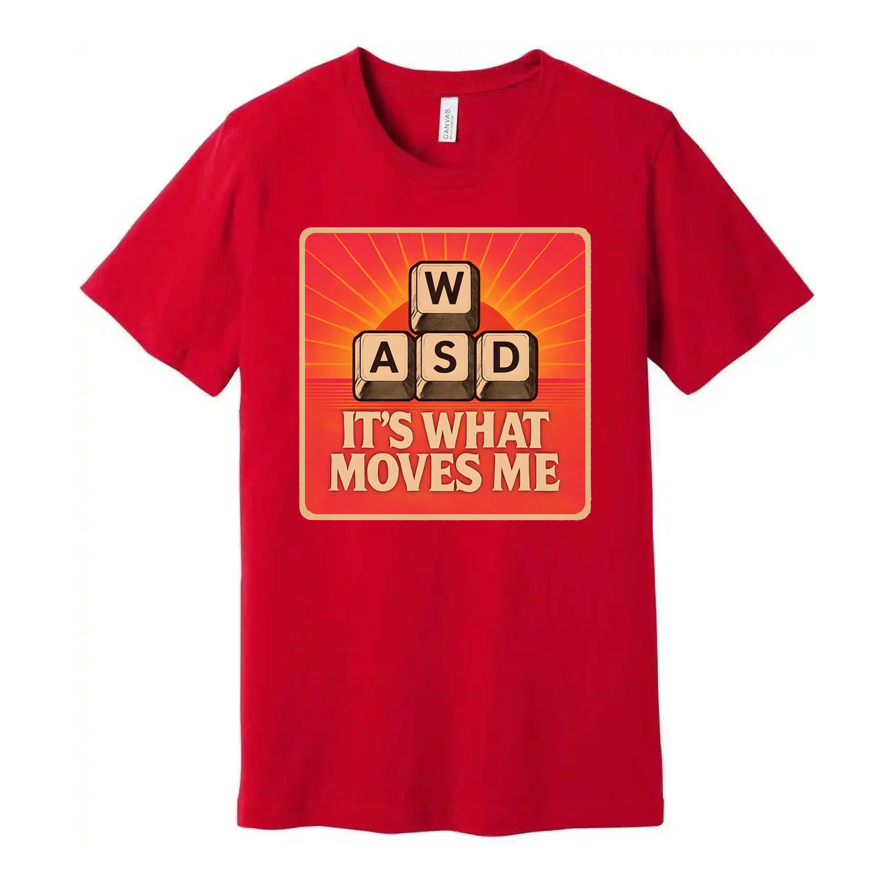 Vintage Graphic WASD Its What Moves Me Unisex T Shirt