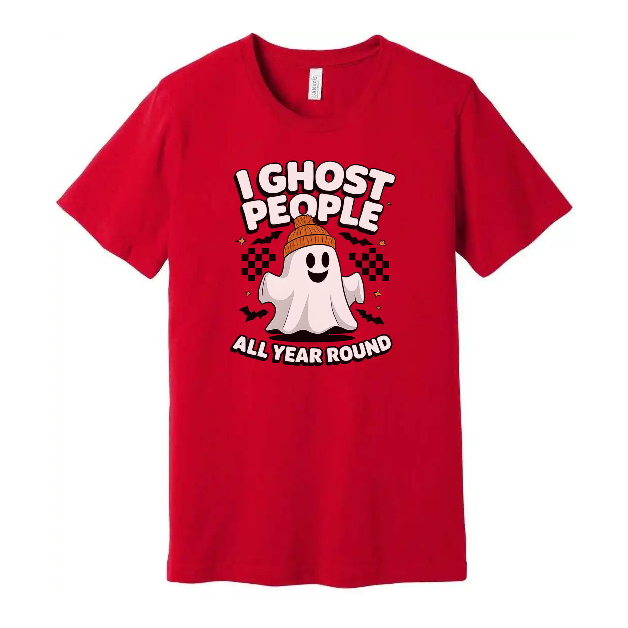 I Ghost People All Year Unisex T Shirt Funny Graphic Tee