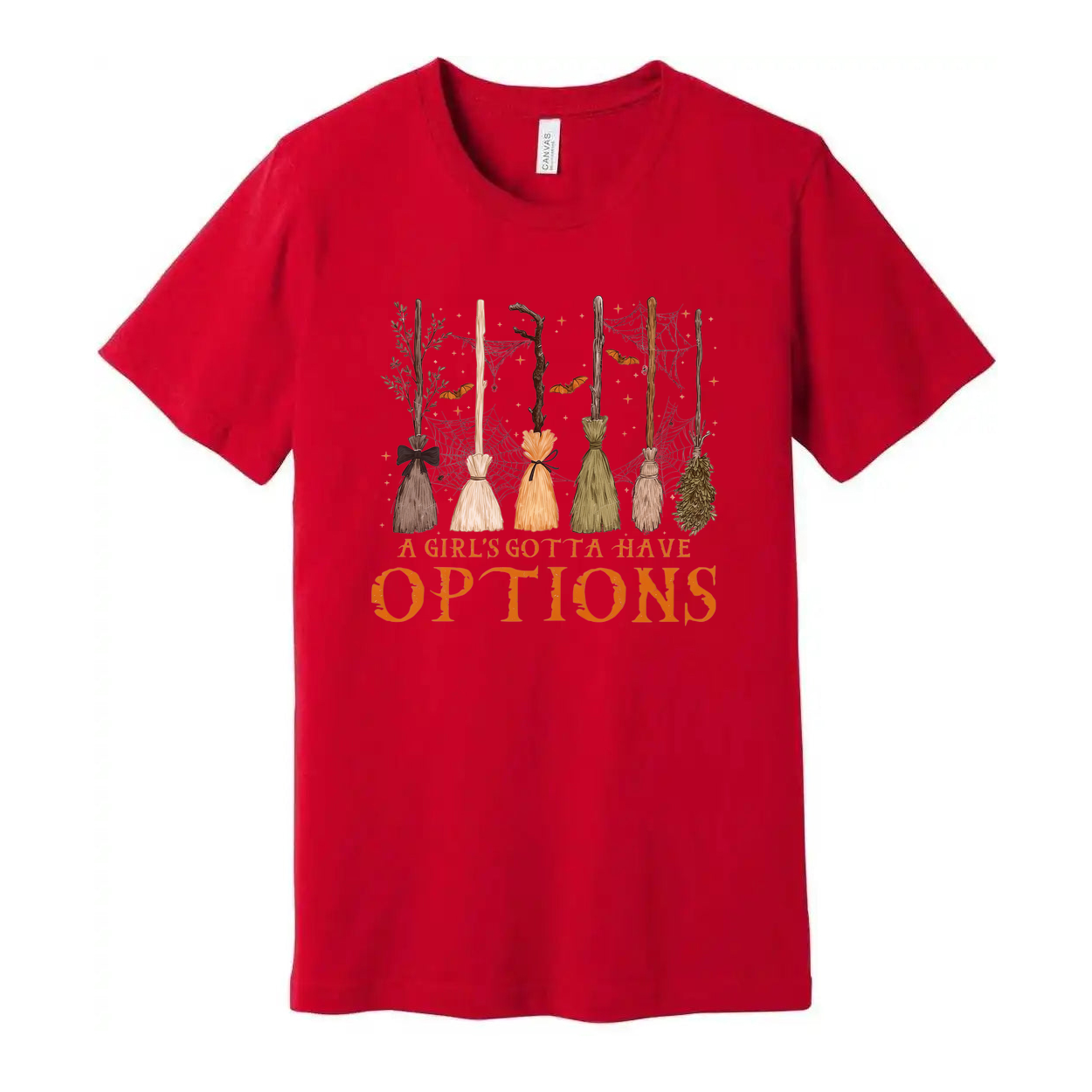 Girls Gotta Have Options Brooms Unisex T Shirt Design