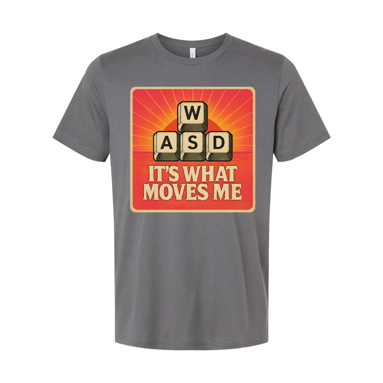 Vintage Graphic WASD Its What Moves Me Unisex T Shirt