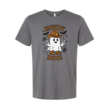 Howdy Boo Unisex T Shirt Halloween Graphic Tee For All