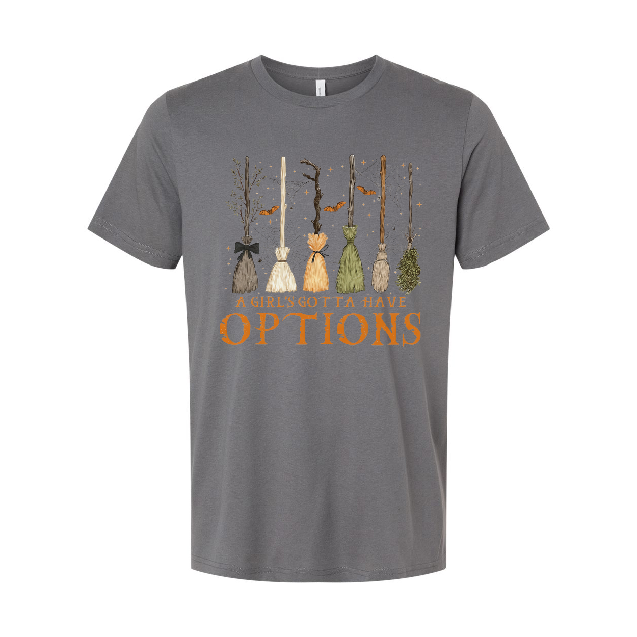 Girls Gotta Have Options Brooms Unisex T Shirt Design