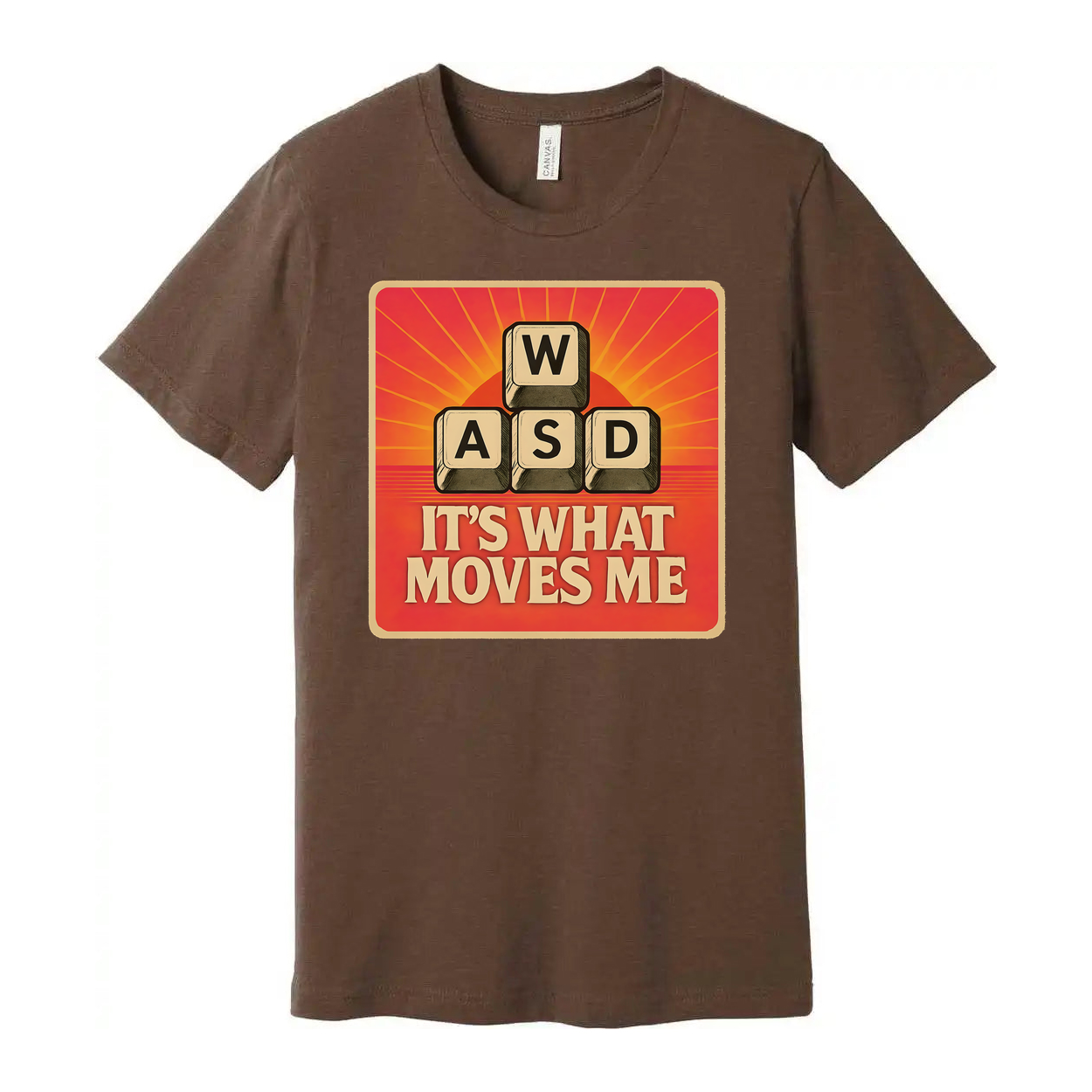 Vintage Graphic WASD Its What Moves Me Unisex T Shirt