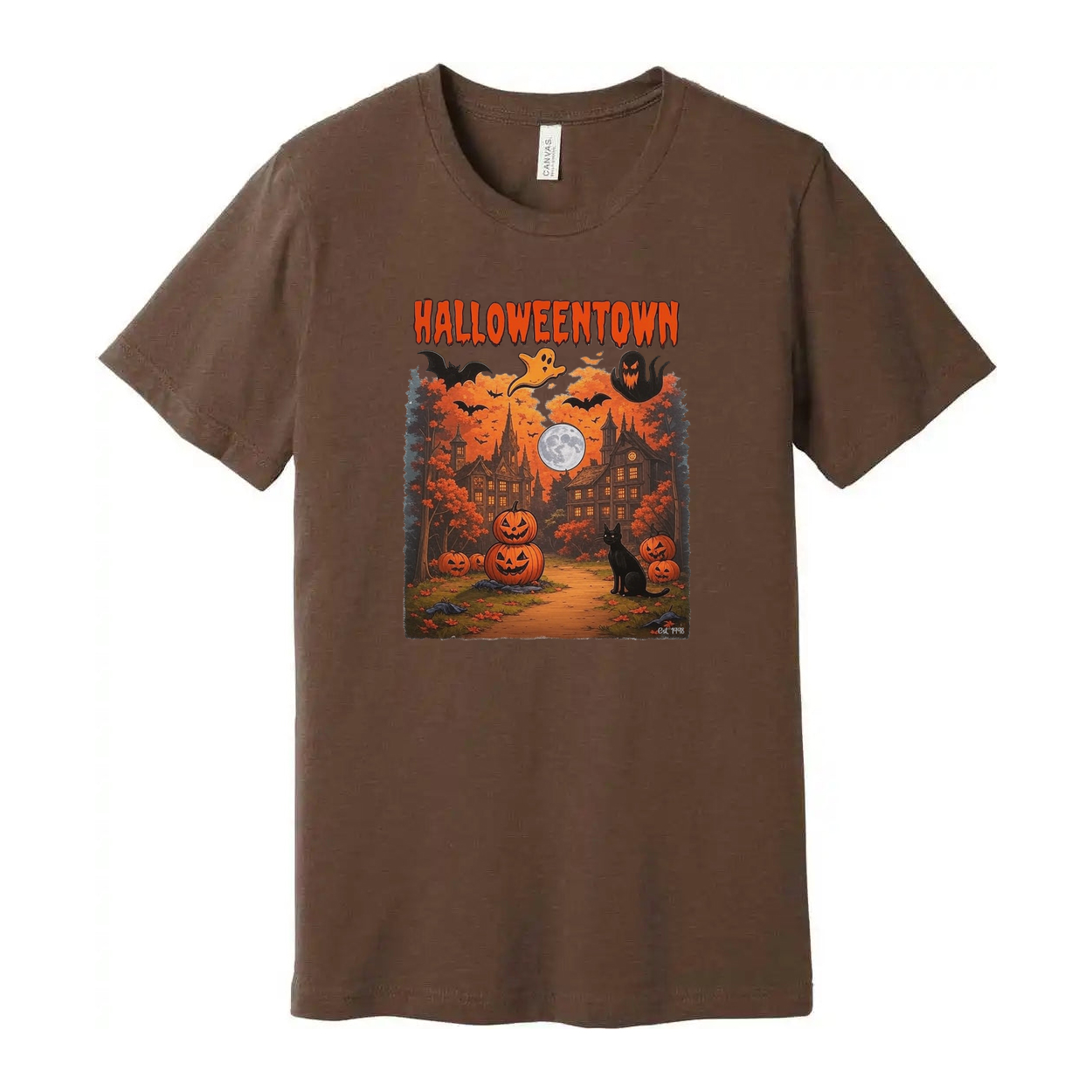 Halloween Town Unisex T Shirt Graphic Tee For Men And Women