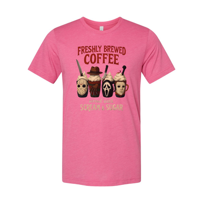 Whimsical Horror Coffee Mugs Featuring Iconic Frights Tee