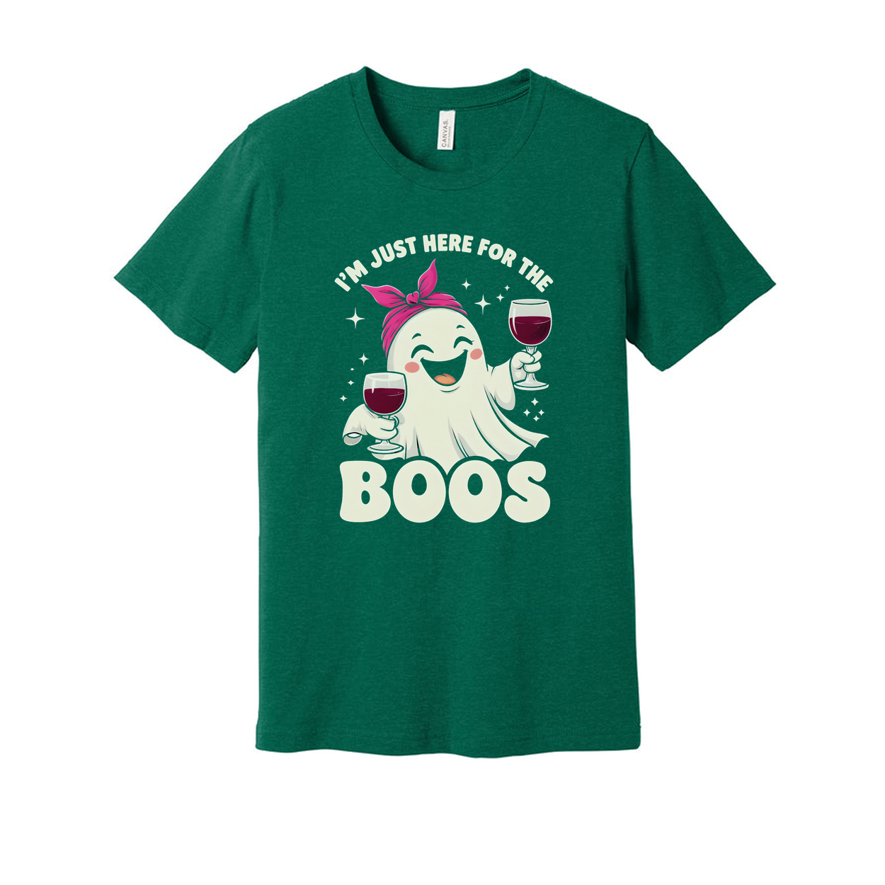 Im Just Here For The Boos Unisex T Shirt Graphic Tee