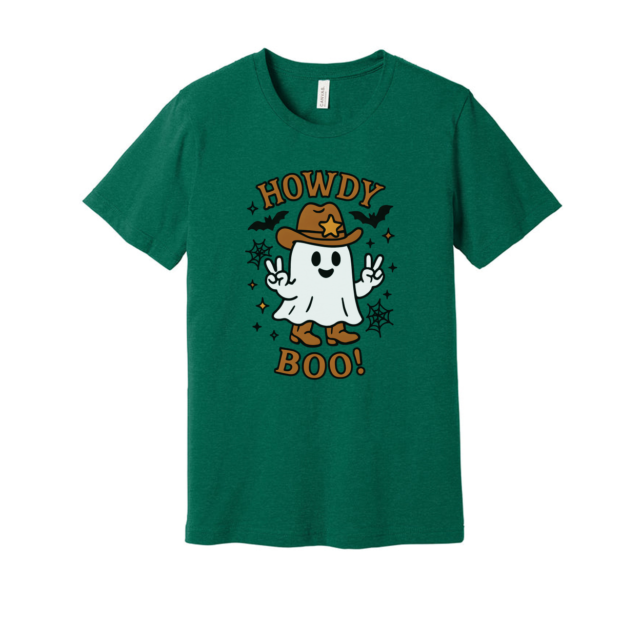 Howdy Boo Unisex T Shirt Halloween Graphic Tee For All