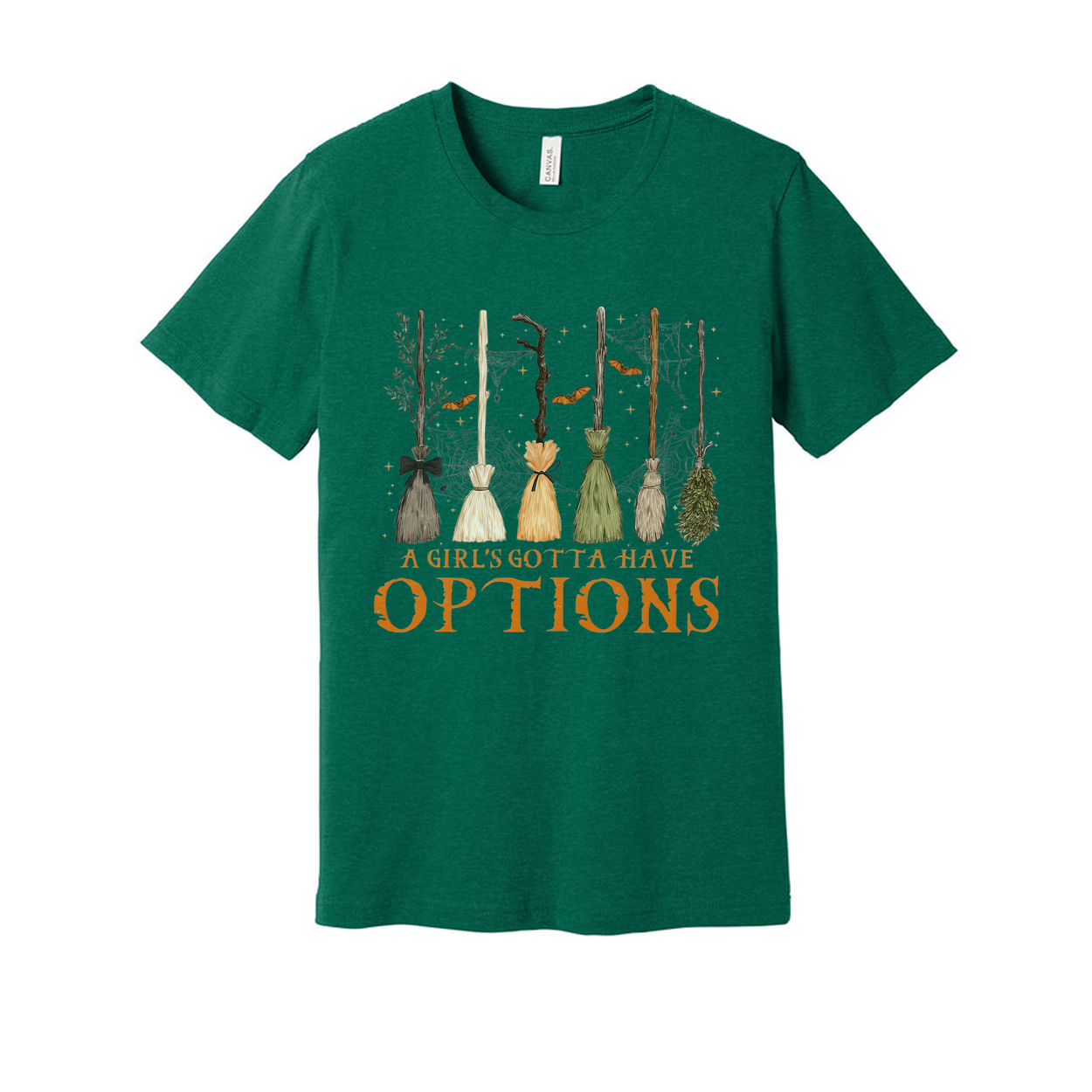 Girls Gotta Have Options Brooms Unisex T Shirt Design