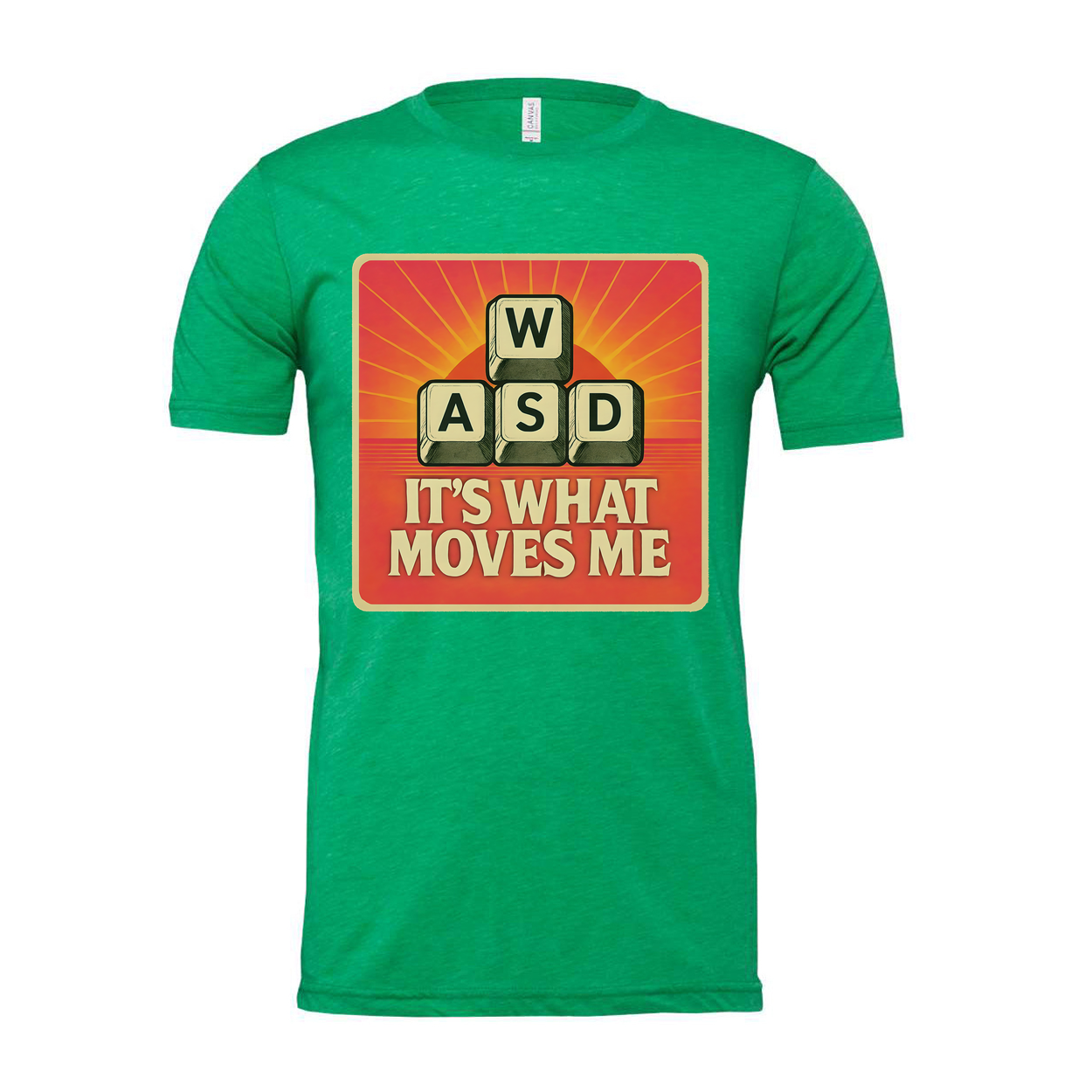 Vintage Graphic WASD Its What Moves Me Unisex T Shirt
