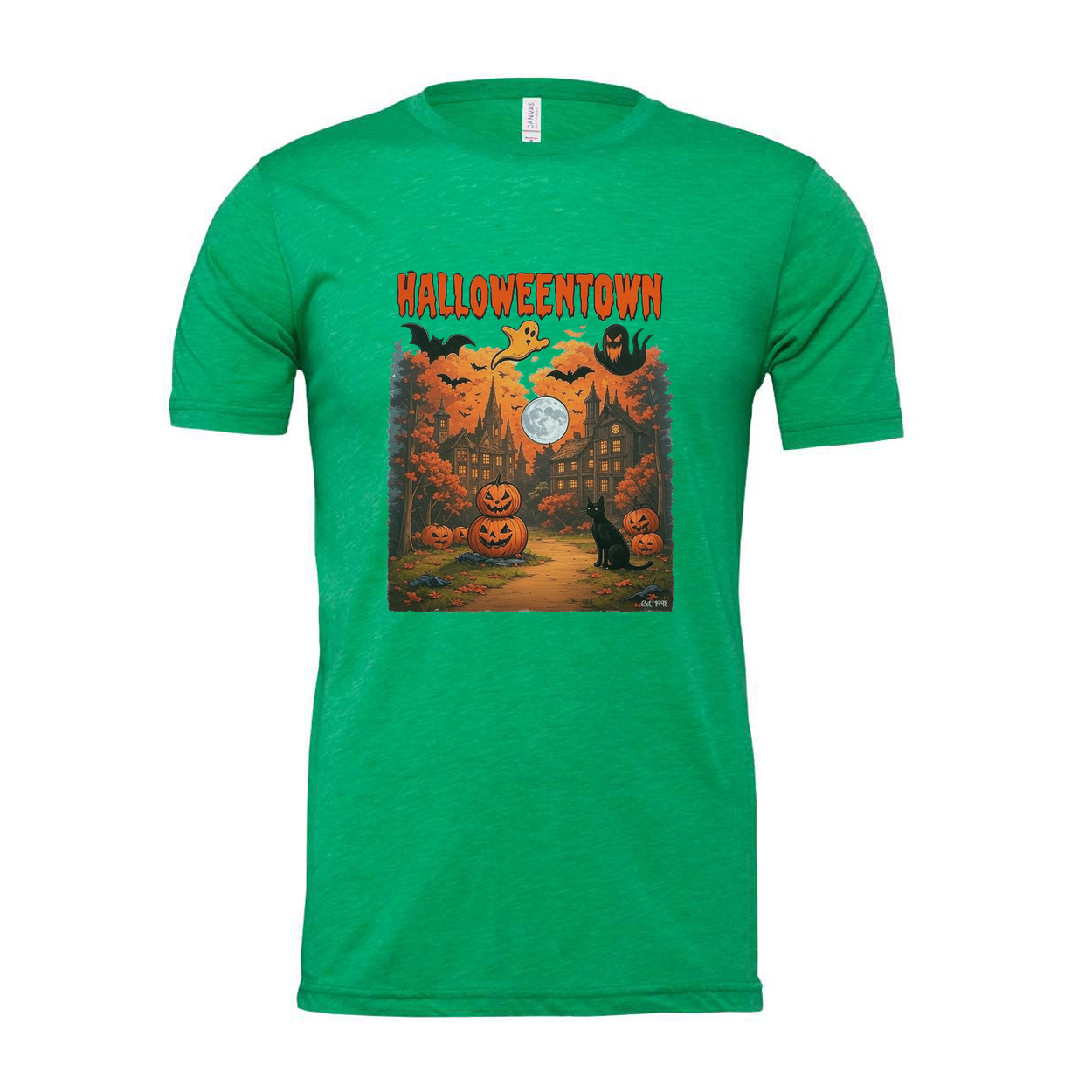 Halloween Town Unisex T Shirt Graphic Tee For Men And Women