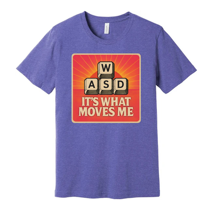 Vintage Graphic WASD Its What Moves Me Unisex T Shirt
