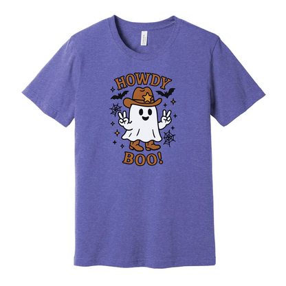 Howdy Boo Unisex T Shirt Halloween Graphic Tee For All