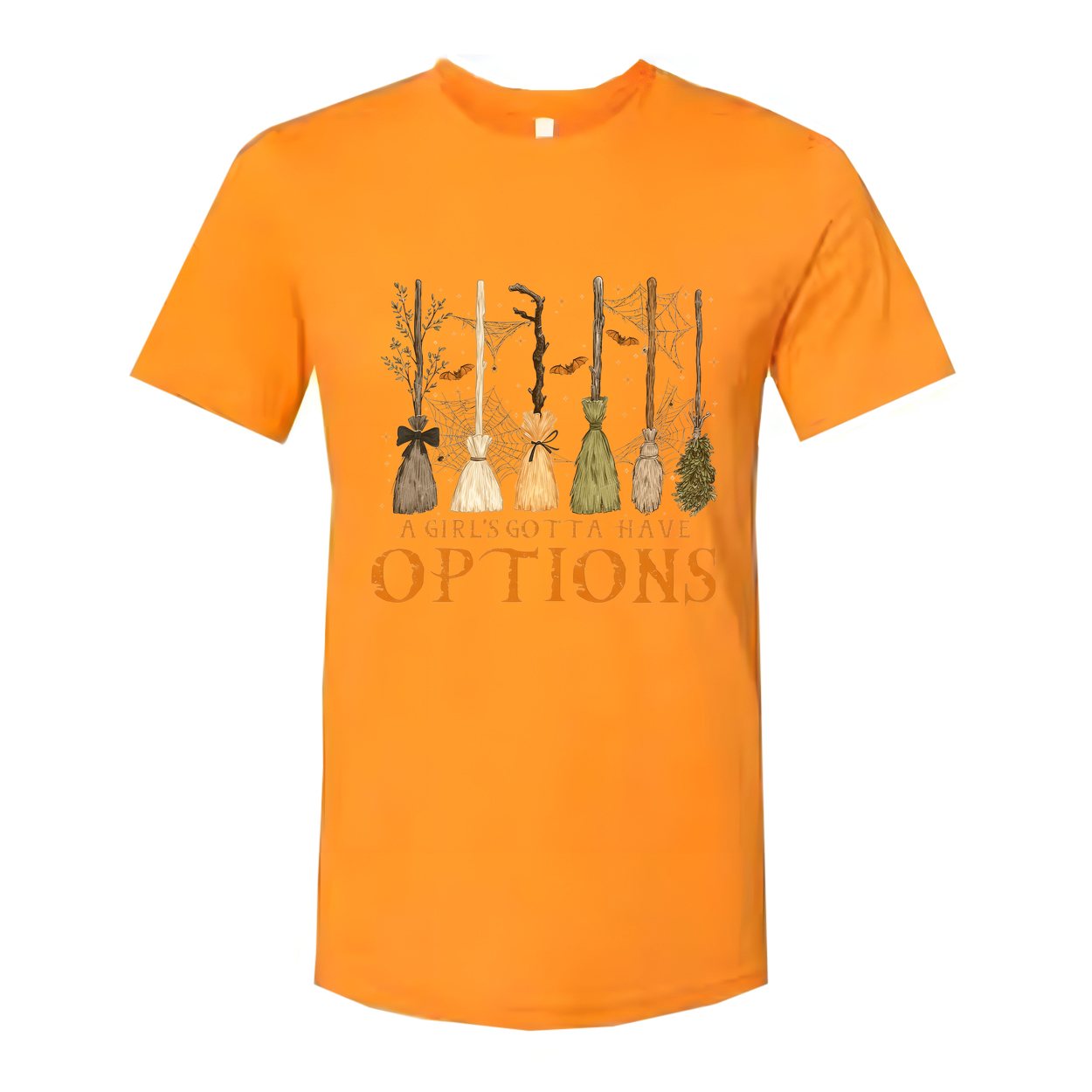Girls Gotta Have Options Brooms Unisex T Shirt Design