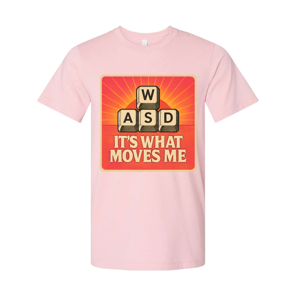 Vintage Graphic WASD Its What Moves Me Unisex T Shirt