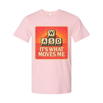 Vintage Graphic WASD Its What Moves Me Unisex T Shirt