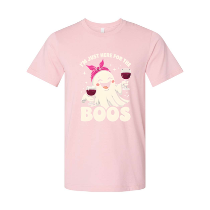 Im Just Here For The Boos Unisex T Shirt Graphic Tee