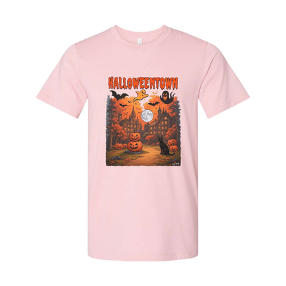 Halloween Town Unisex T Shirt Graphic Tee For Men And Women