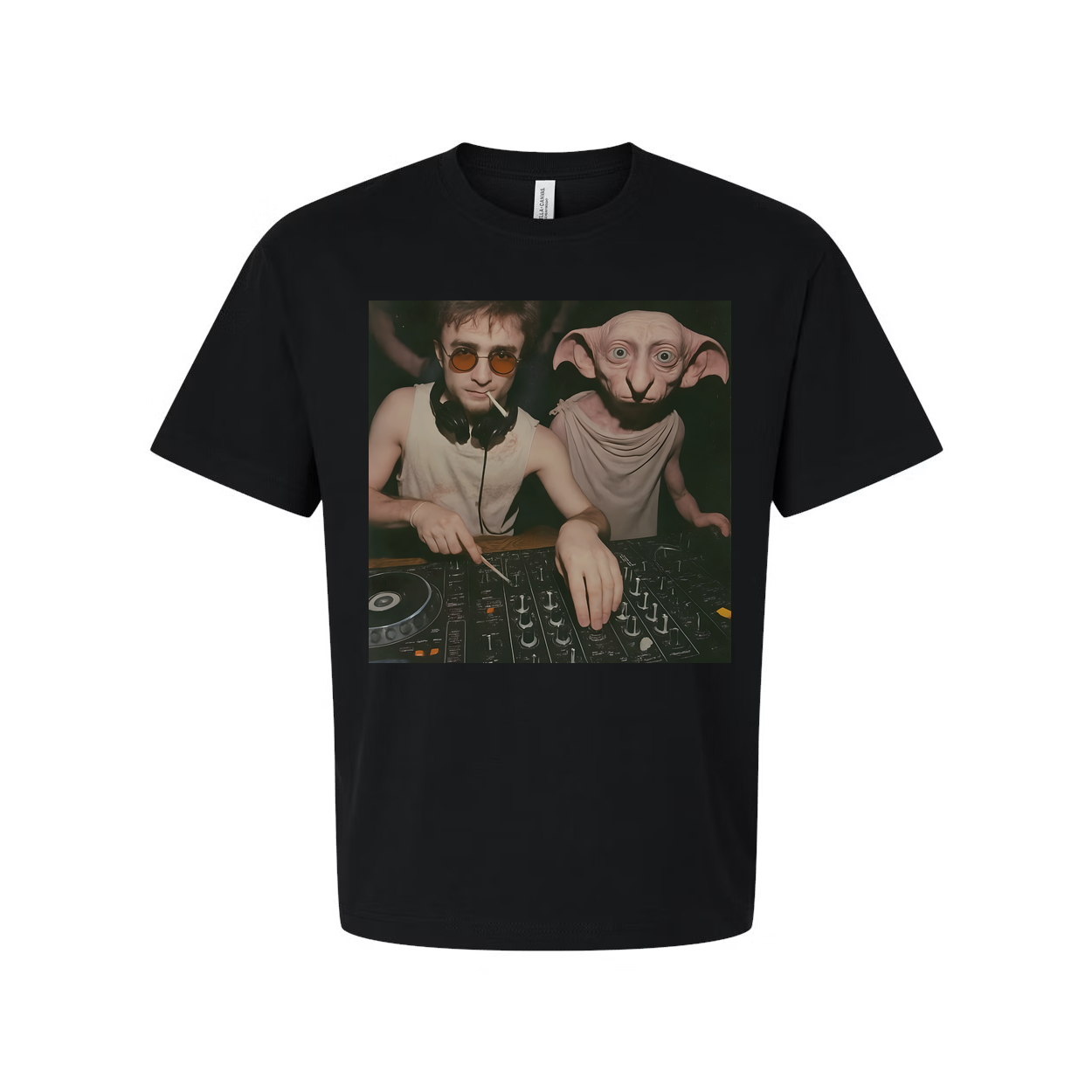 Harry Potter And Dobby DJ Unisex Graphic Tee Shirt Edition