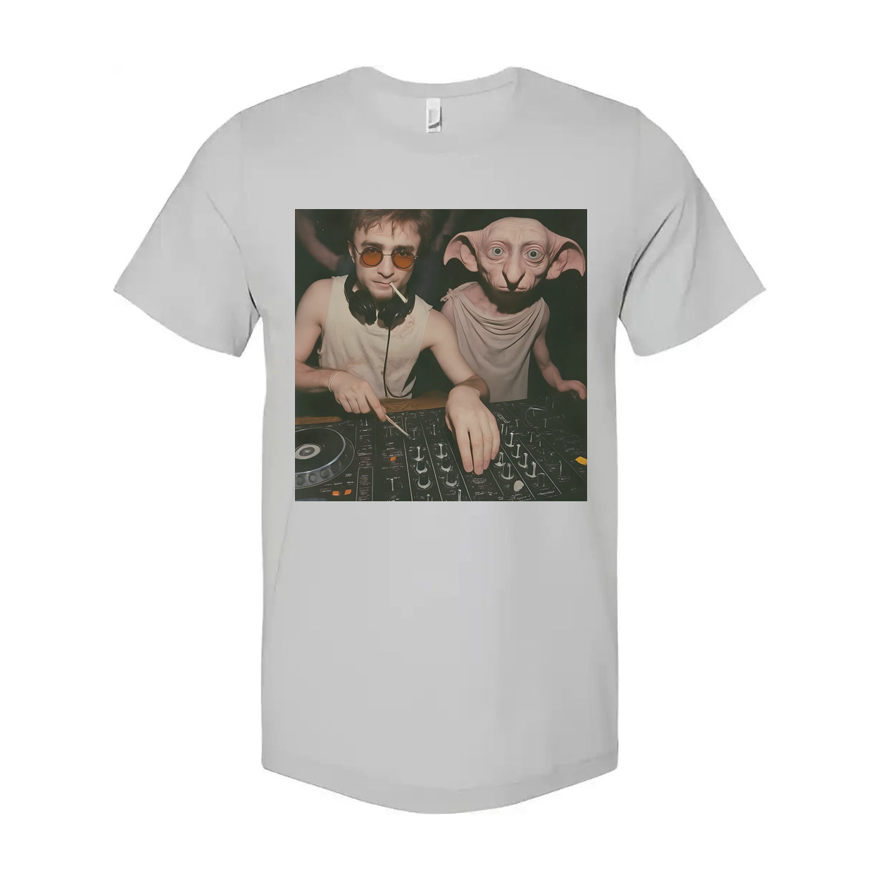 Harry Potter And Dobby DJ Unisex Graphic Tee Shirt Edition