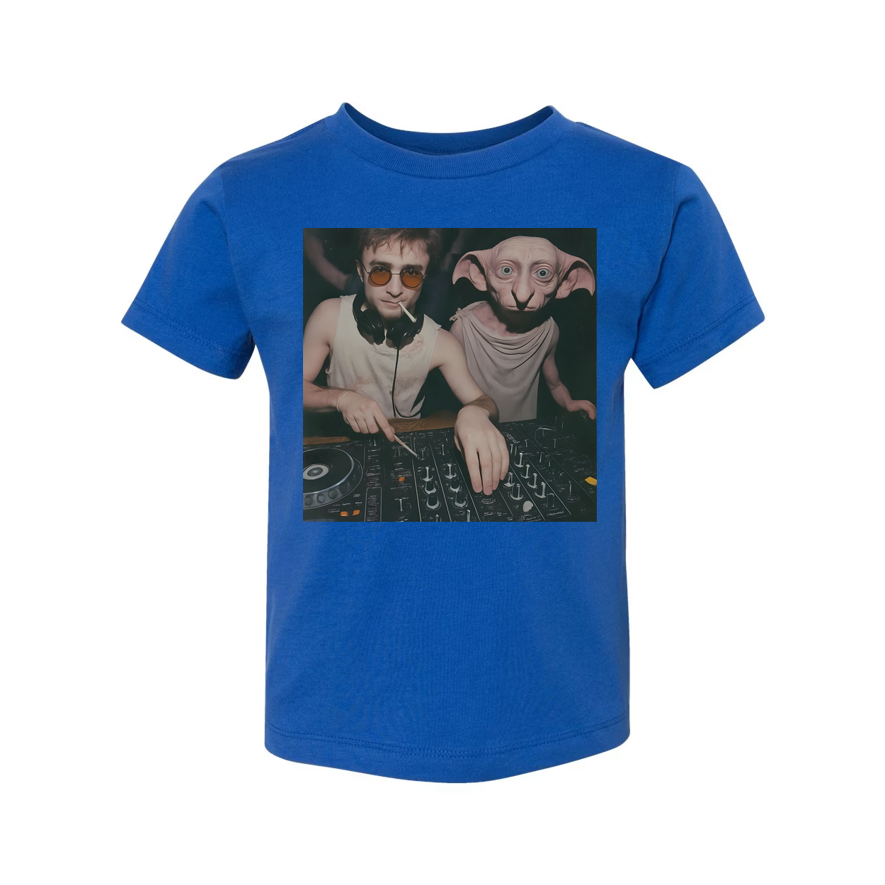 Harry Potter And Dobby DJ Unisex Graphic Tee Shirt Edition