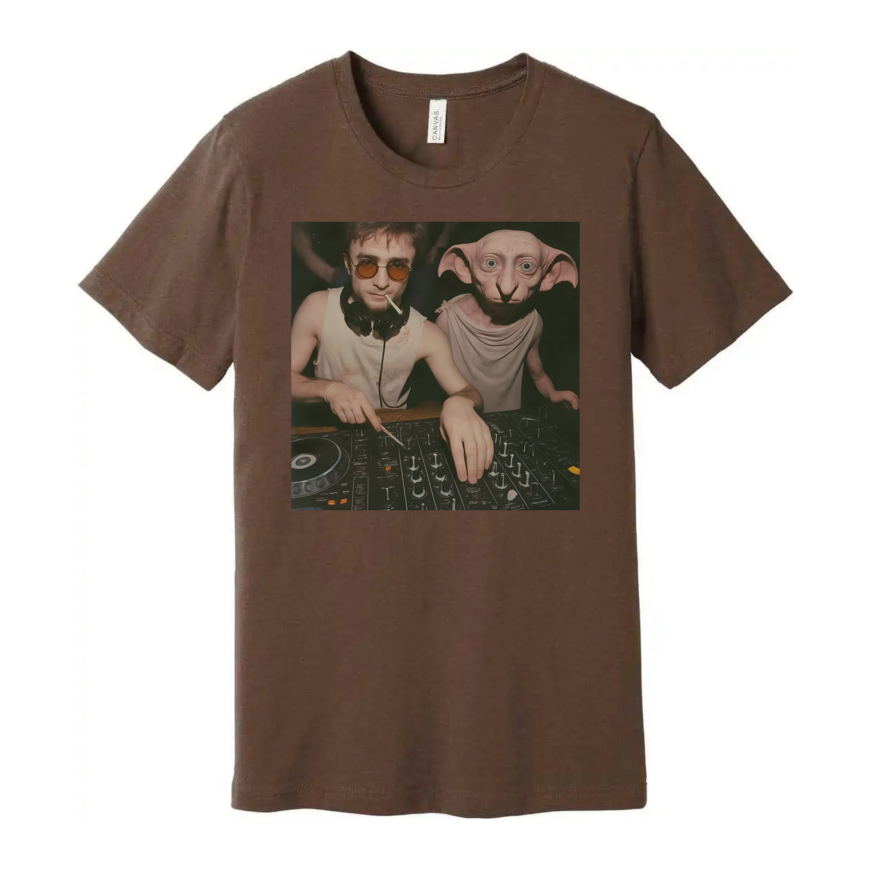Harry Potter And Dobby DJ Unisex Graphic Tee Shirt Edition