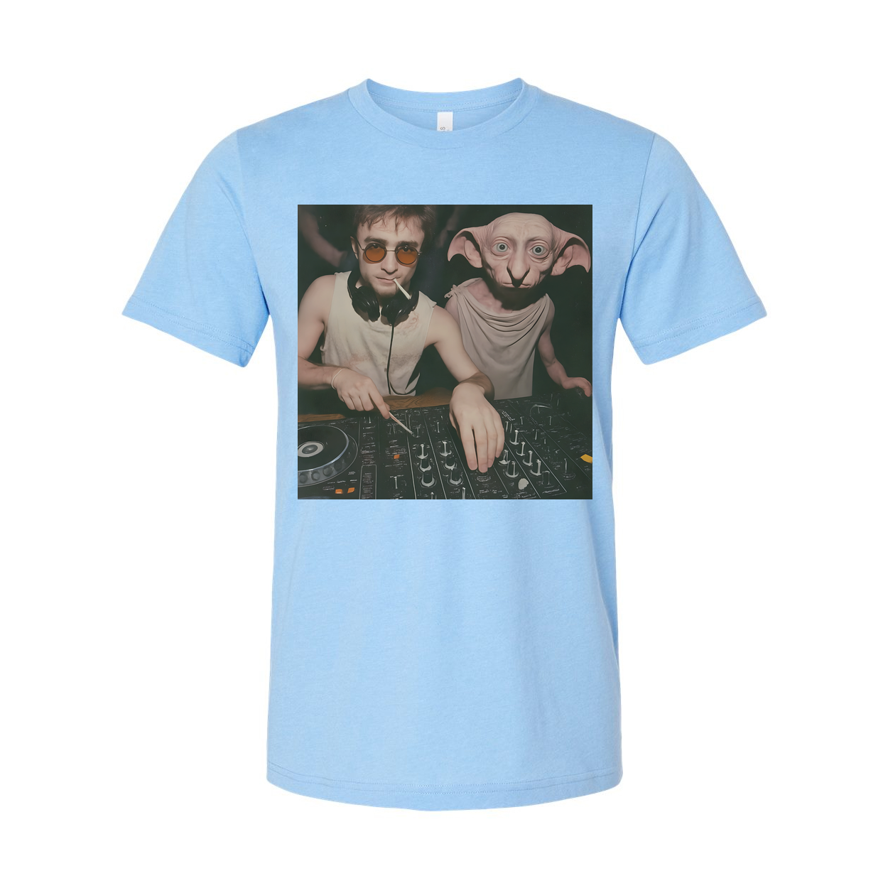Harry Potter And Dobby DJ Unisex Graphic Tee Shirt Edition