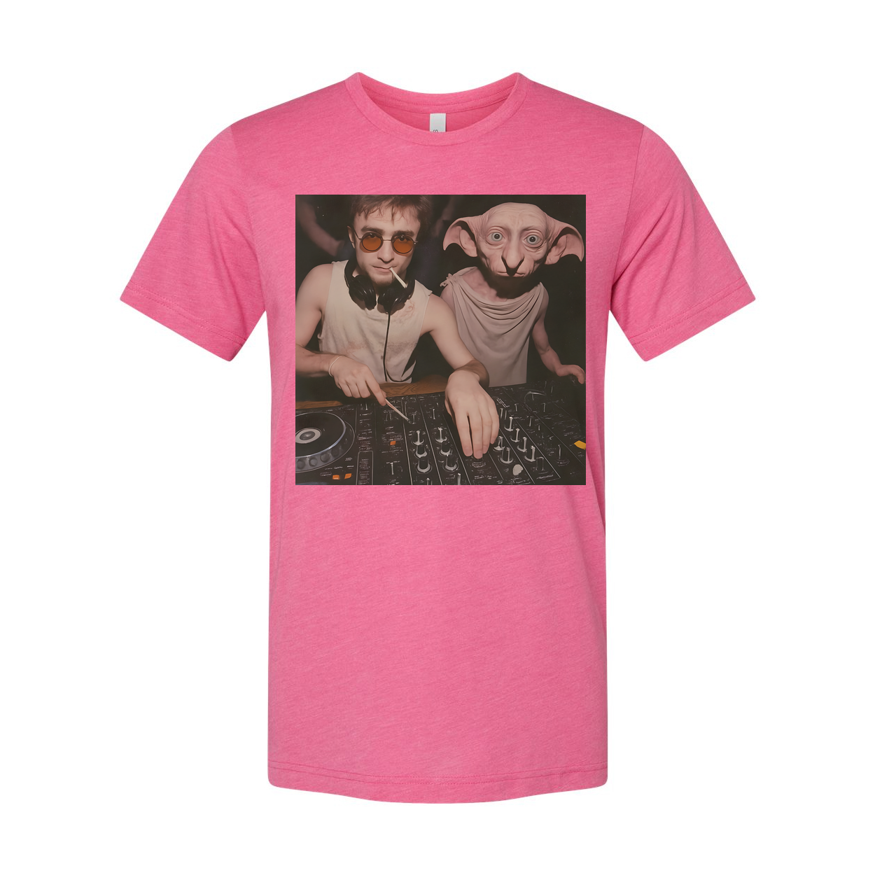 Harry Potter And Dobby DJ Unisex Graphic Tee Shirt Edition