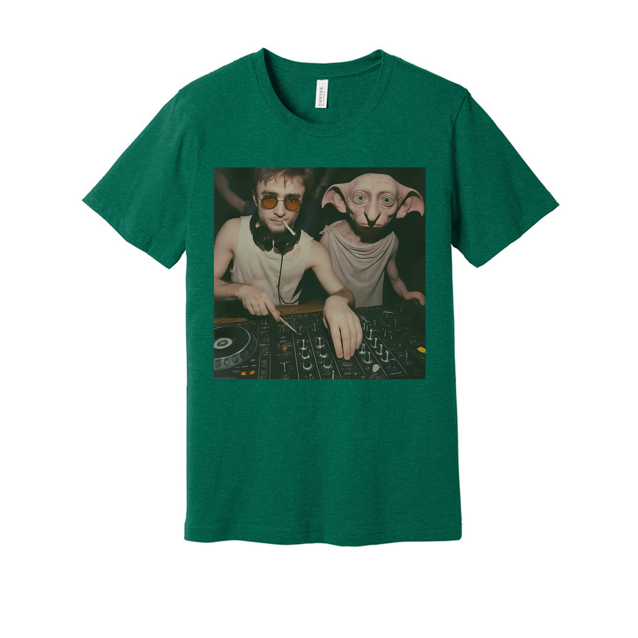 Harry Potter And Dobby DJ Unisex Graphic Tee Shirt Edition
