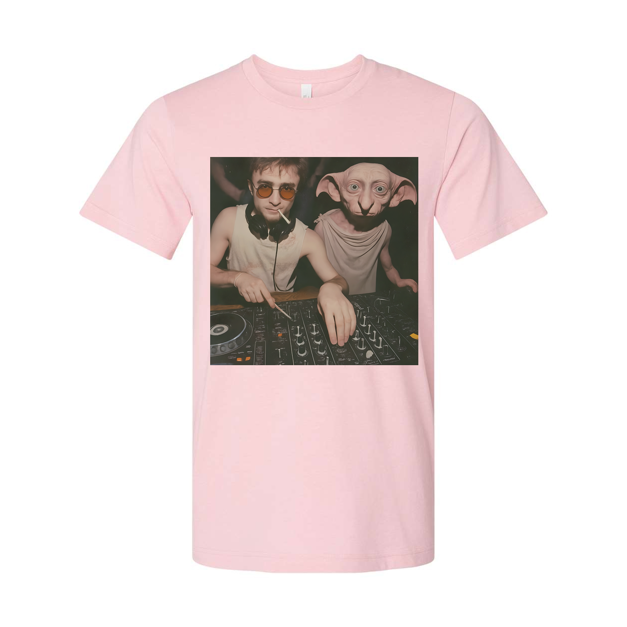 Harry Potter And Dobby DJ Unisex Graphic Tee Shirt Edition