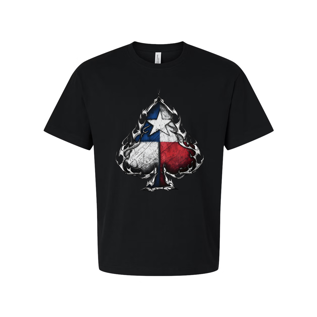 Texas Flag Spade Graphic Unisex T Shirt