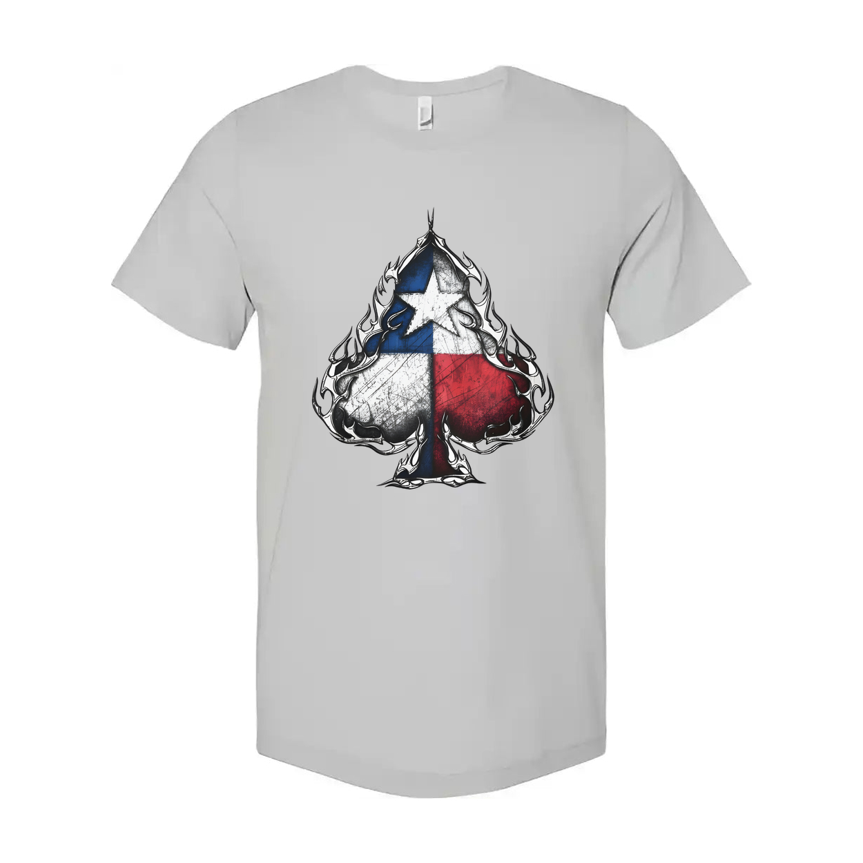 Texas Flag Spade Graphic Unisex T Shirt