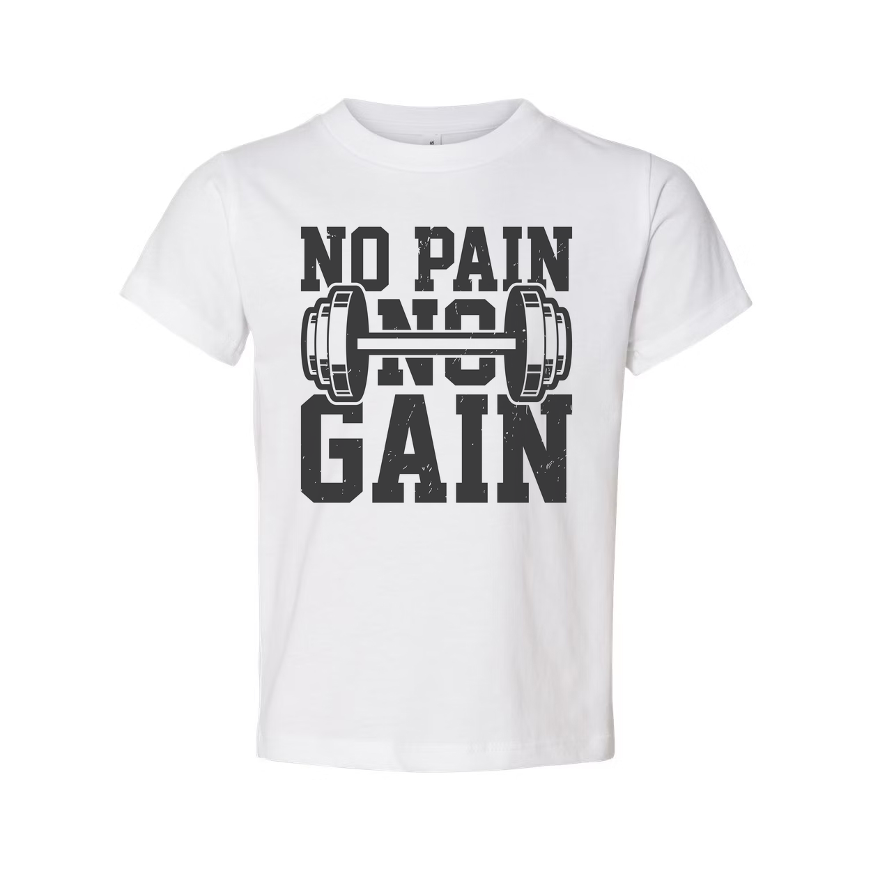 No Pain No Gain Unisex T Shirt With Barbell Graphic For Fitness Enthusiasts And Athletes