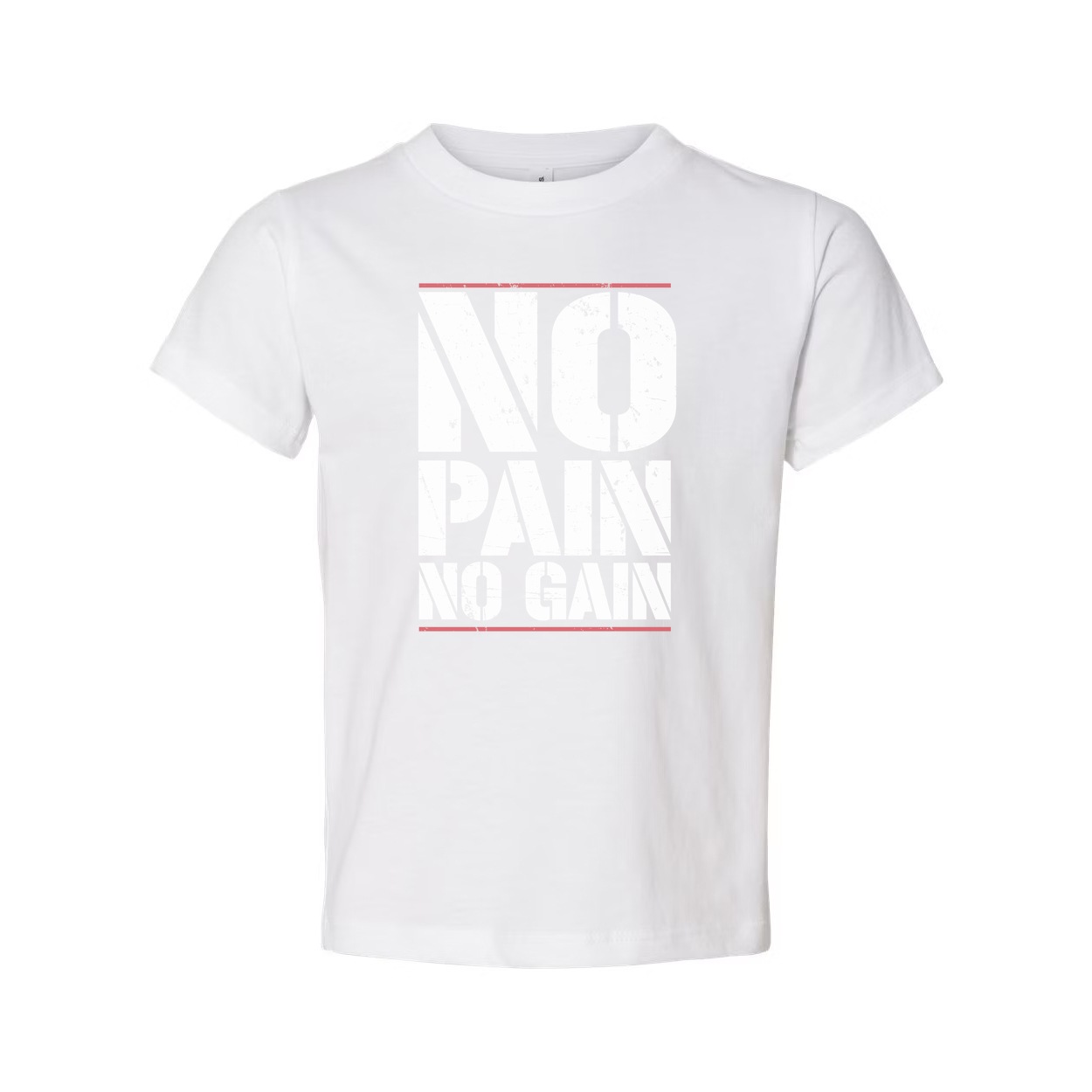 No Pain No Gain Graphic T Shirt Unisex Short Sleeve Workout Tee For Fitness Enthusiasts
