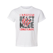 Warning Beast Mode Activated Unisex Graphic T Shirt Short Sleeve Cotton Tee For Men Women