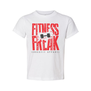 Fitness Freak Unisex Graphic Tee With Barbell Illustration For Crossfit Enthusiasts