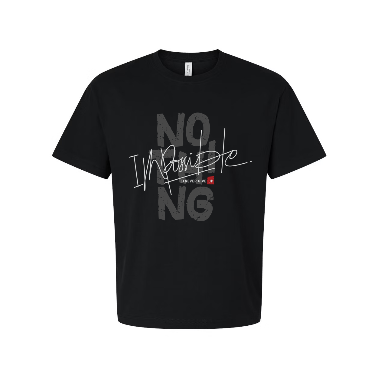 No Thing Distressed Graphic Tee Unisex Short Sleeve Cotton T Shirt For Men And Women