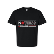 Nothing Is Impossible Graphic Unisex T Shirt White Short Sleeve Crew Neck Cotton Tee