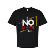 No Limits Graphic Tee For Unisex White Short Sleeve With Speed Zone Design Collection