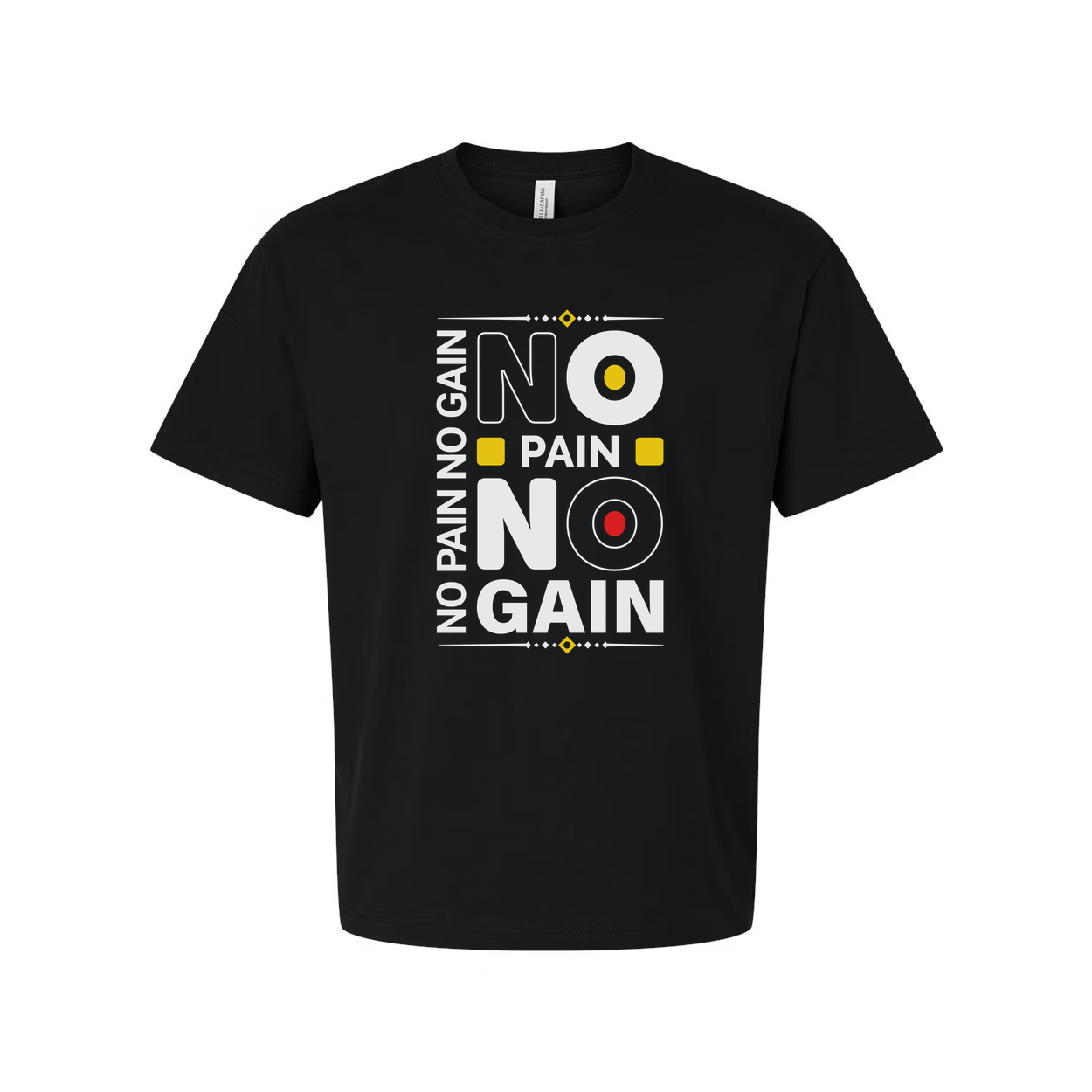 No Pain No Gain Unisex Graphic T Shirt Cotton Short Sleeve Tee For Men Women Fitness Athleisure Gift