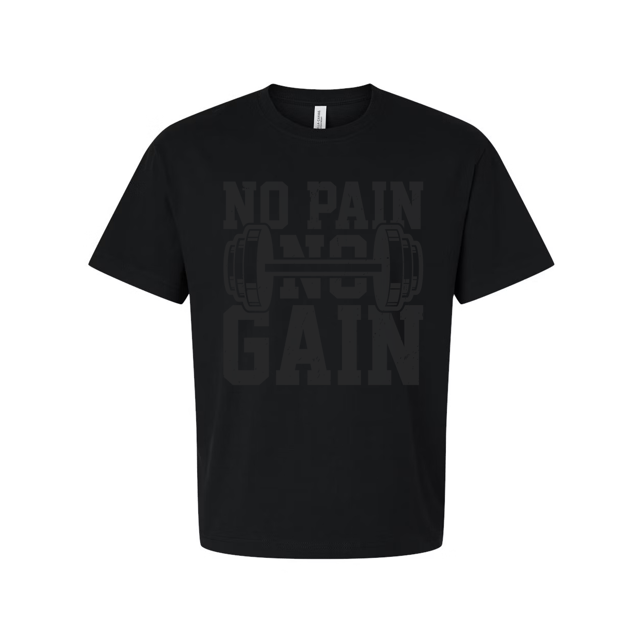 No Pain No Gain Unisex T Shirt With Barbell Graphic For Fitness Enthusiasts And Athletes