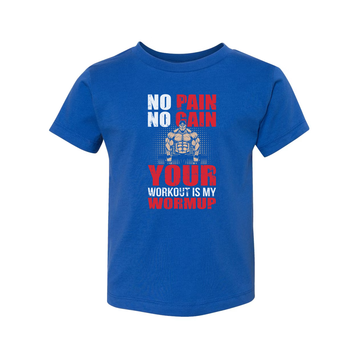 No Pain No Gain Your Workout Is My Warmup Graphic Tee Unisex Fitness Shirt Athletic Comfort