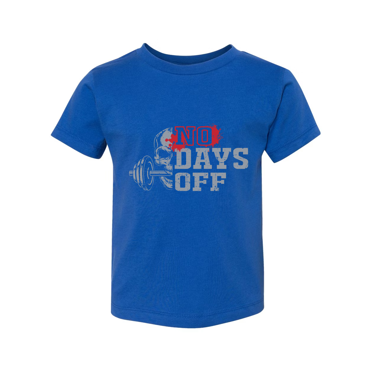 No Days Off Weightlifting T Shirt For Men Women Unisex Graphic Gym Tee For Athletes