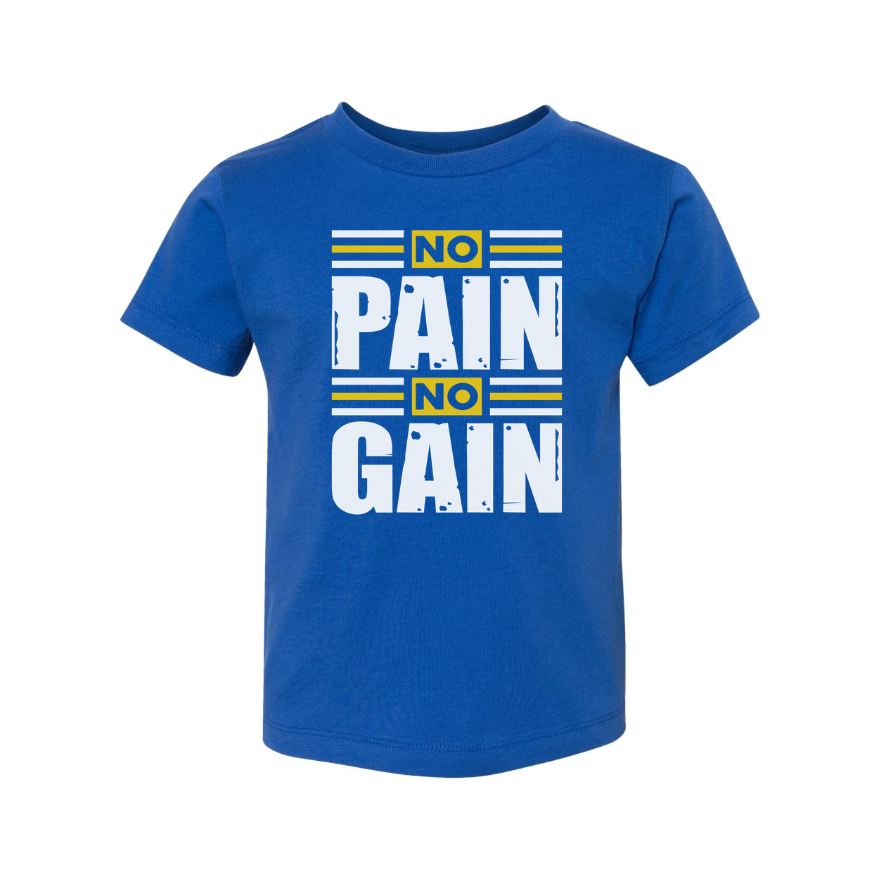 Unisex No Pain No Gain Graphic T Shirt For Workout Gym Training And Fitness Enthusiasts