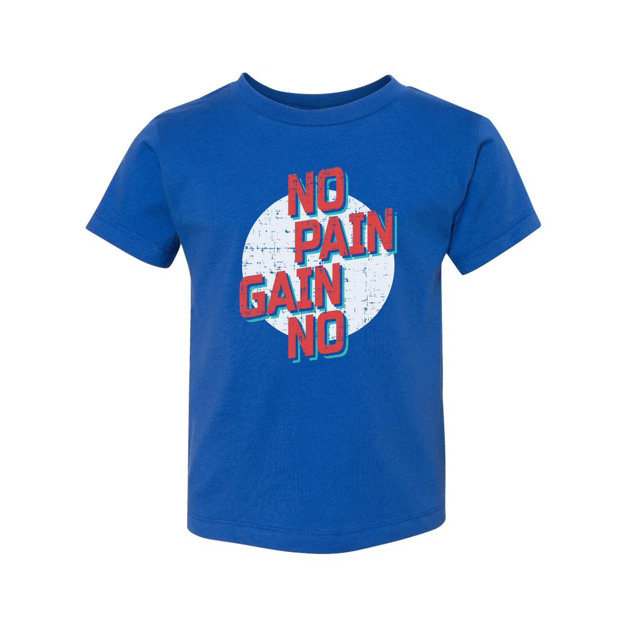No Pain No Gain Graphic T Shirt Unisex Fitness Tee Made With Breathable Cotton Jersey