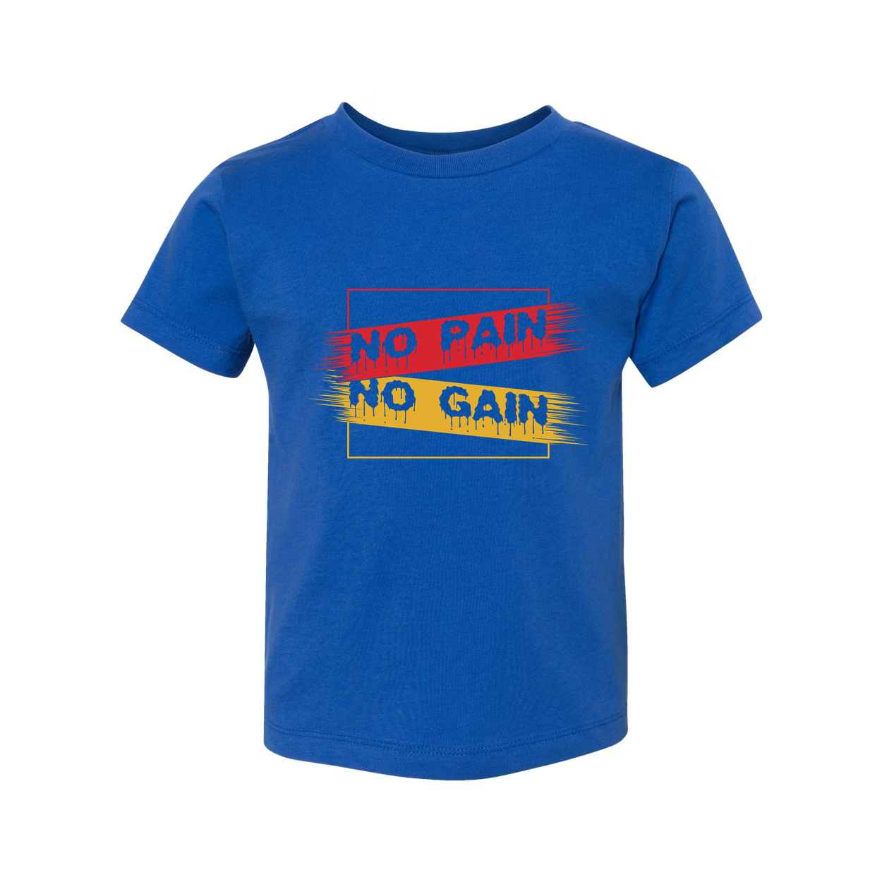 White Unisex No Pain No Gain Graphic T Shirt For Workout Training And Everyday Wear