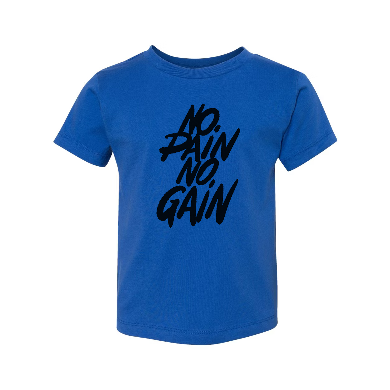 Unisex No Pain No Gain Graphic T Shirt White Short Sleeve Cotton Fitness Tee For Workout