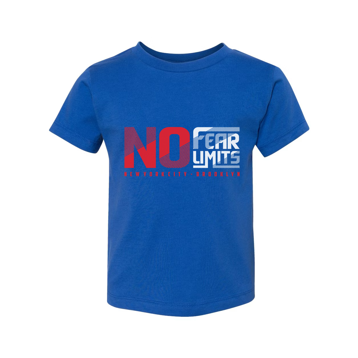 No Fear Limits Graphic T Shirt Unisex Short Sleeve With New York City Brooklyn Design
